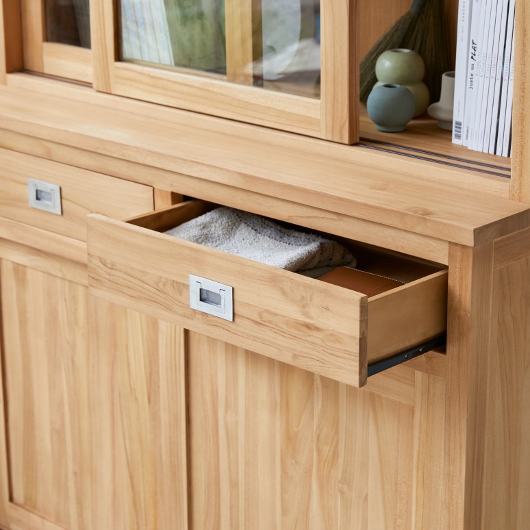 Heidi - Credenza in teak massello 120 cm